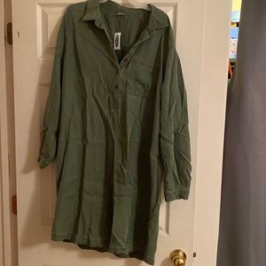 Brand new green dress.